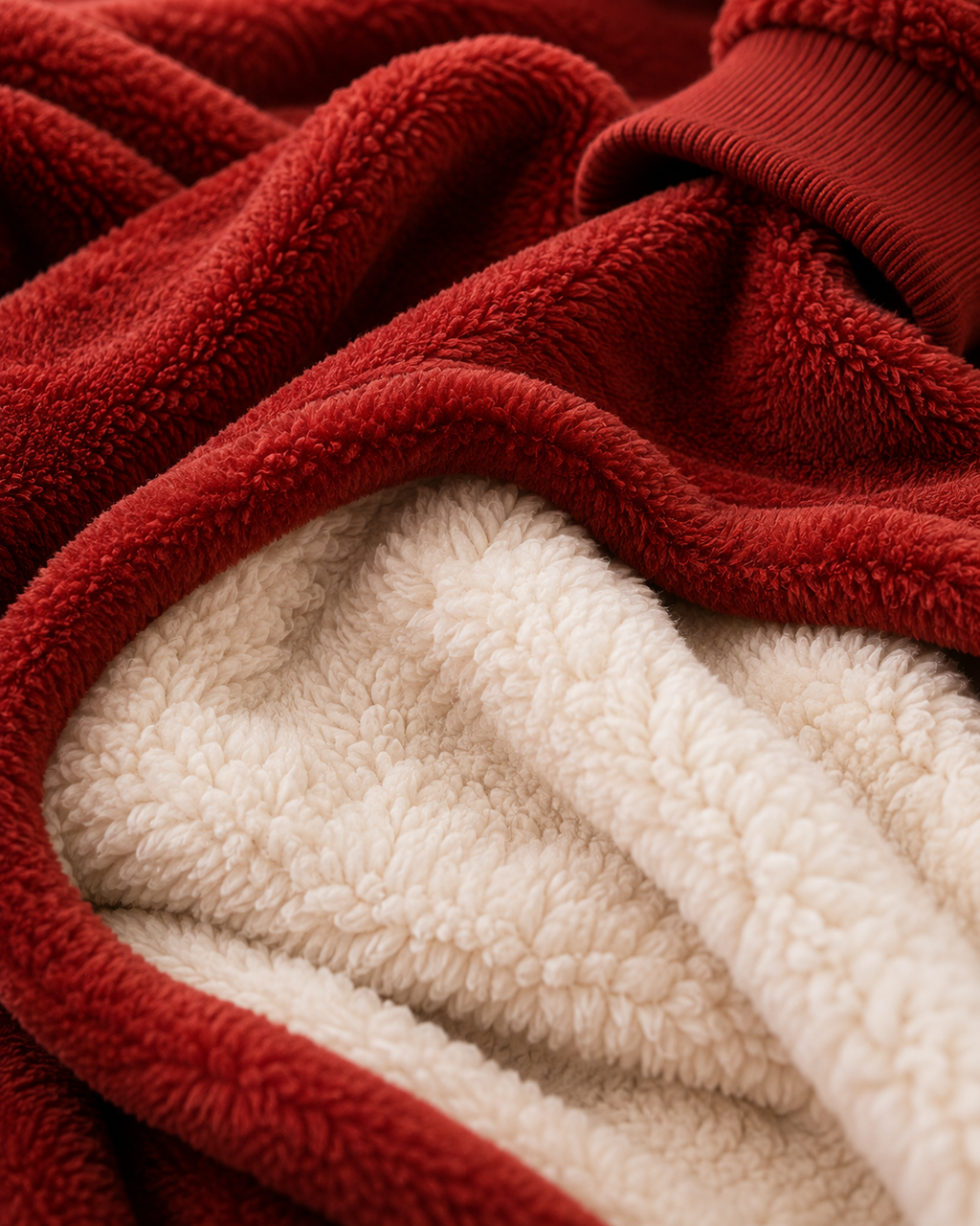 Polerón Sherpa CozyHug — Abrigador y Oversize