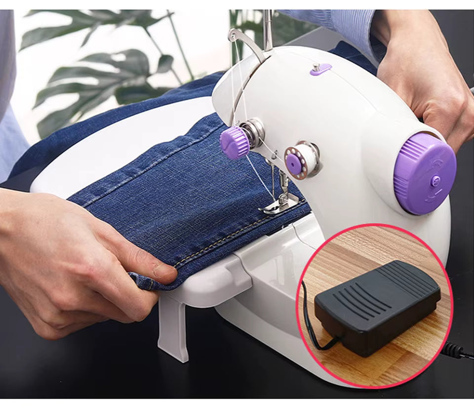 Mini Máquina de Coser Portátil Pro | Arreglos Rápidos en Segundos