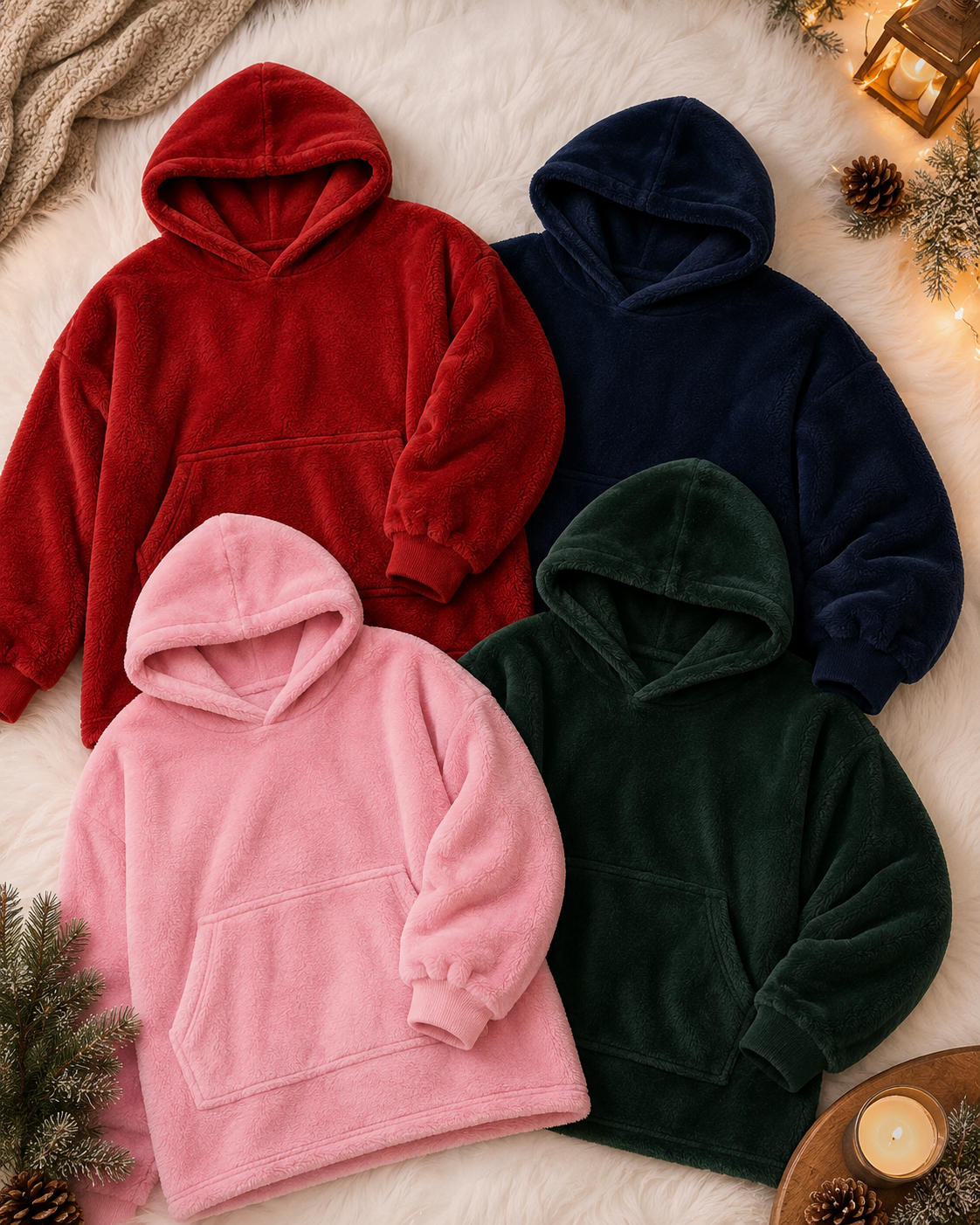 Polerón Sherpa CozyHug — Abrigador y Oversize